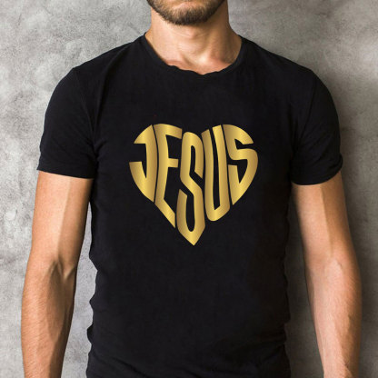 Jesus Heart Christian T-Shirt