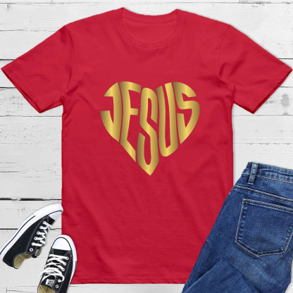 Jesus Heart Christian T-Shirt