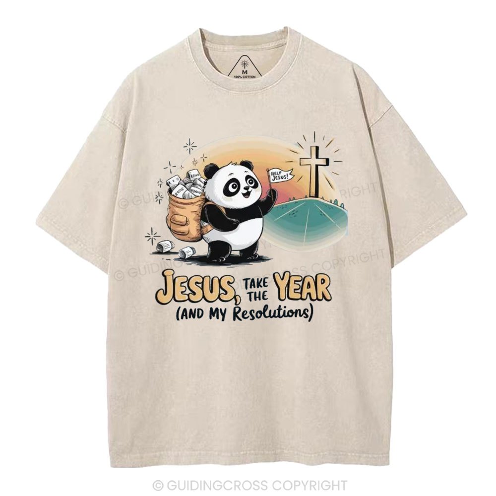 Jesus Help Christian Washed T-Shirt