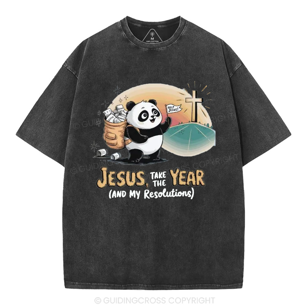 Jesus Help Christian Washed T-Shirt