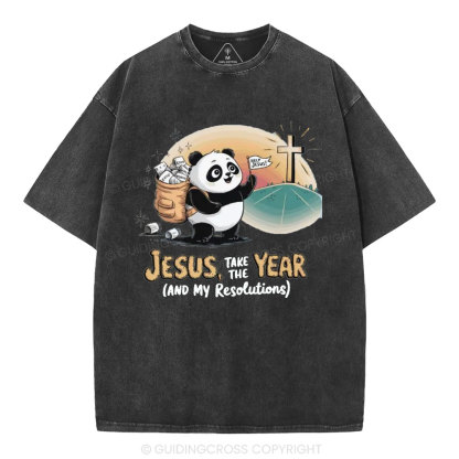Jesus Help Christian Washed T-Shirt