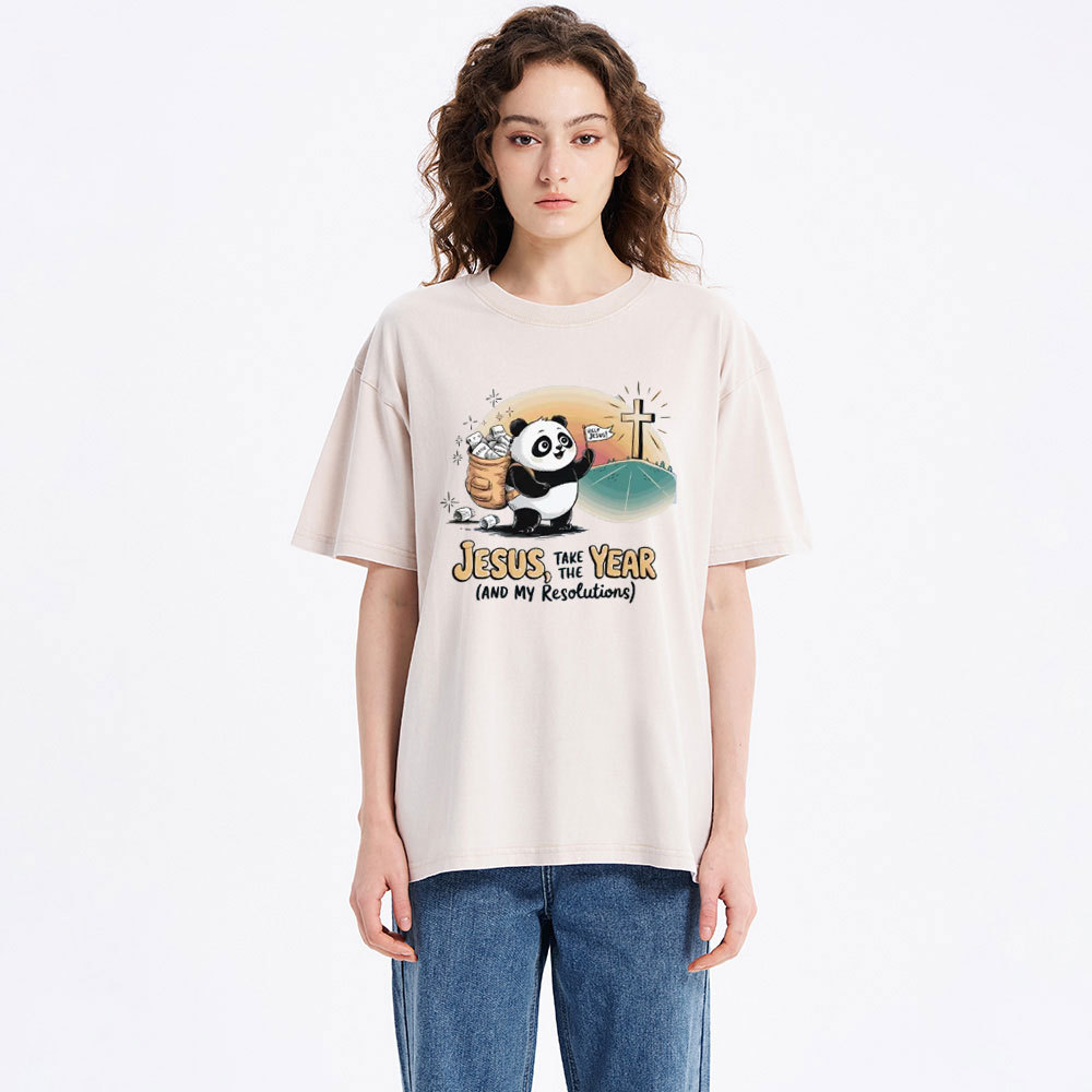 Jesus Help Christian Washed T-Shirt