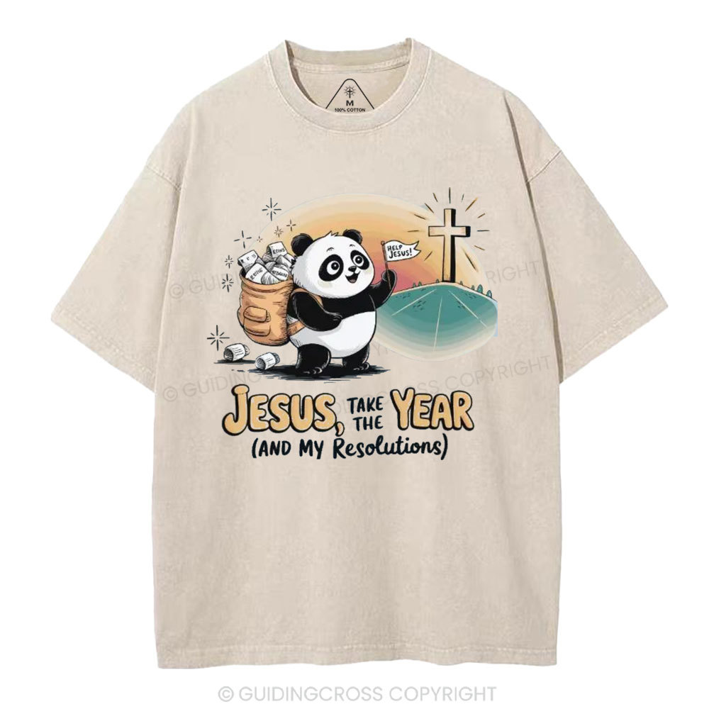 Jesus Help Christian Washed T-Shirt