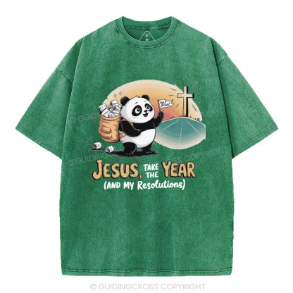Jesus Help Christian Washed T-Shirt
