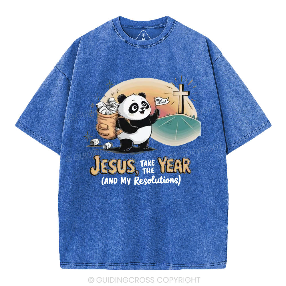 Jesus Help Christian Washed T-Shirt