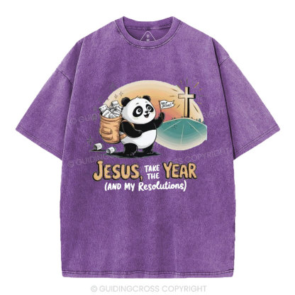 Jesus Help Christian Washed T-Shirt