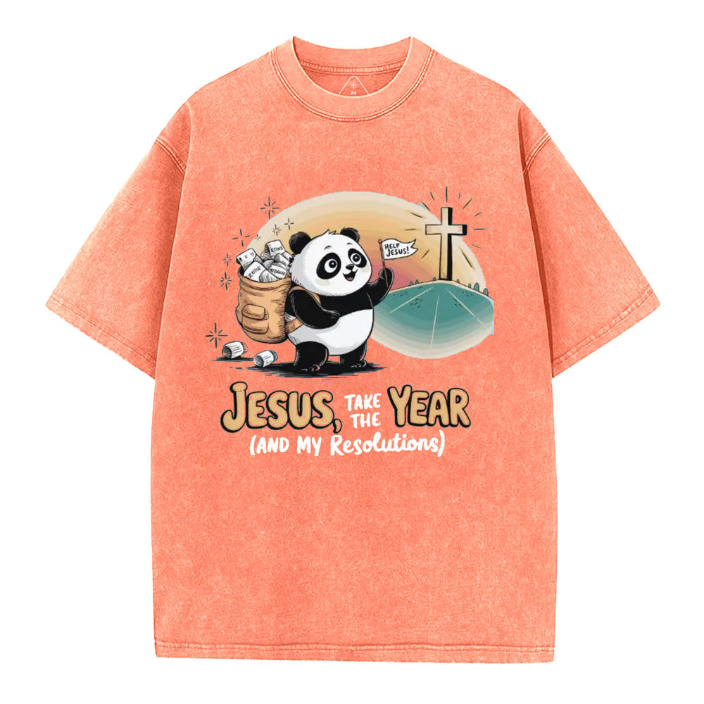 Jesus Help Christian Washed T-Shirt