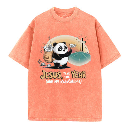 Jesus Help Christian Washed T-Shirt