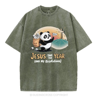 Jesus Help Christian Washed T-Shirt