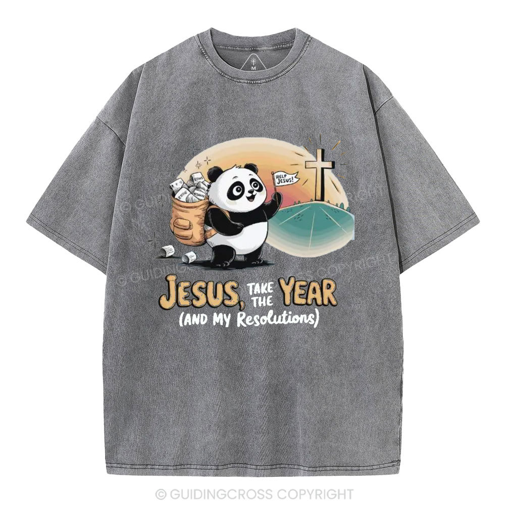 Jesus Help Christian Washed T-Shirt