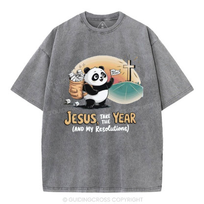 Jesus Help Christian Washed T-Shirt