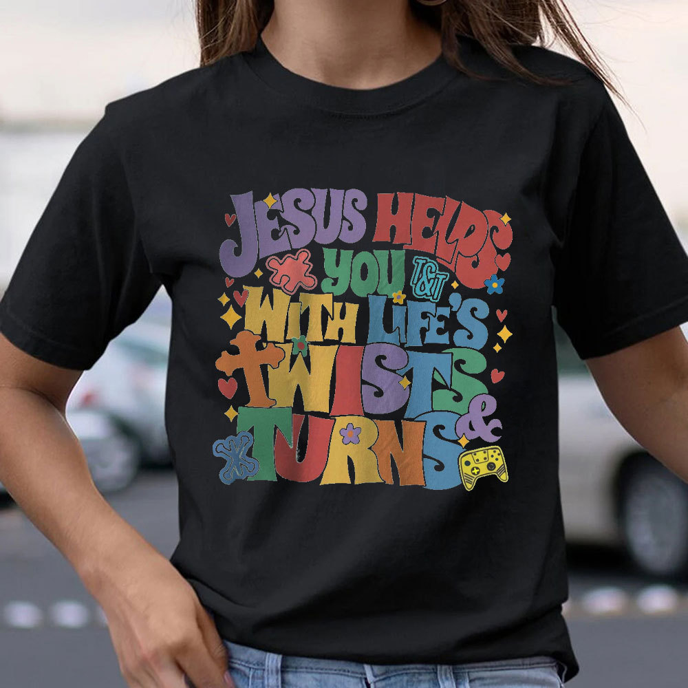 Jesus Helps You Christian T-Shirt