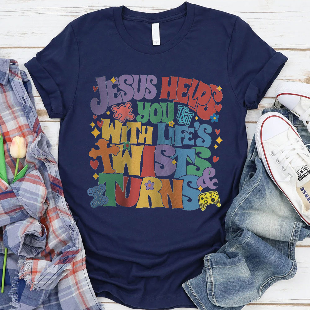 Jesus Helps You Christian T-Shirt