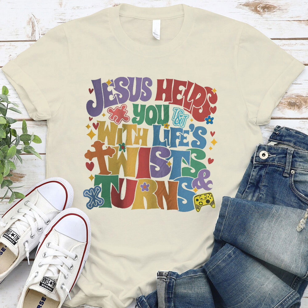 Jesus Helps You Christian T-Shirt