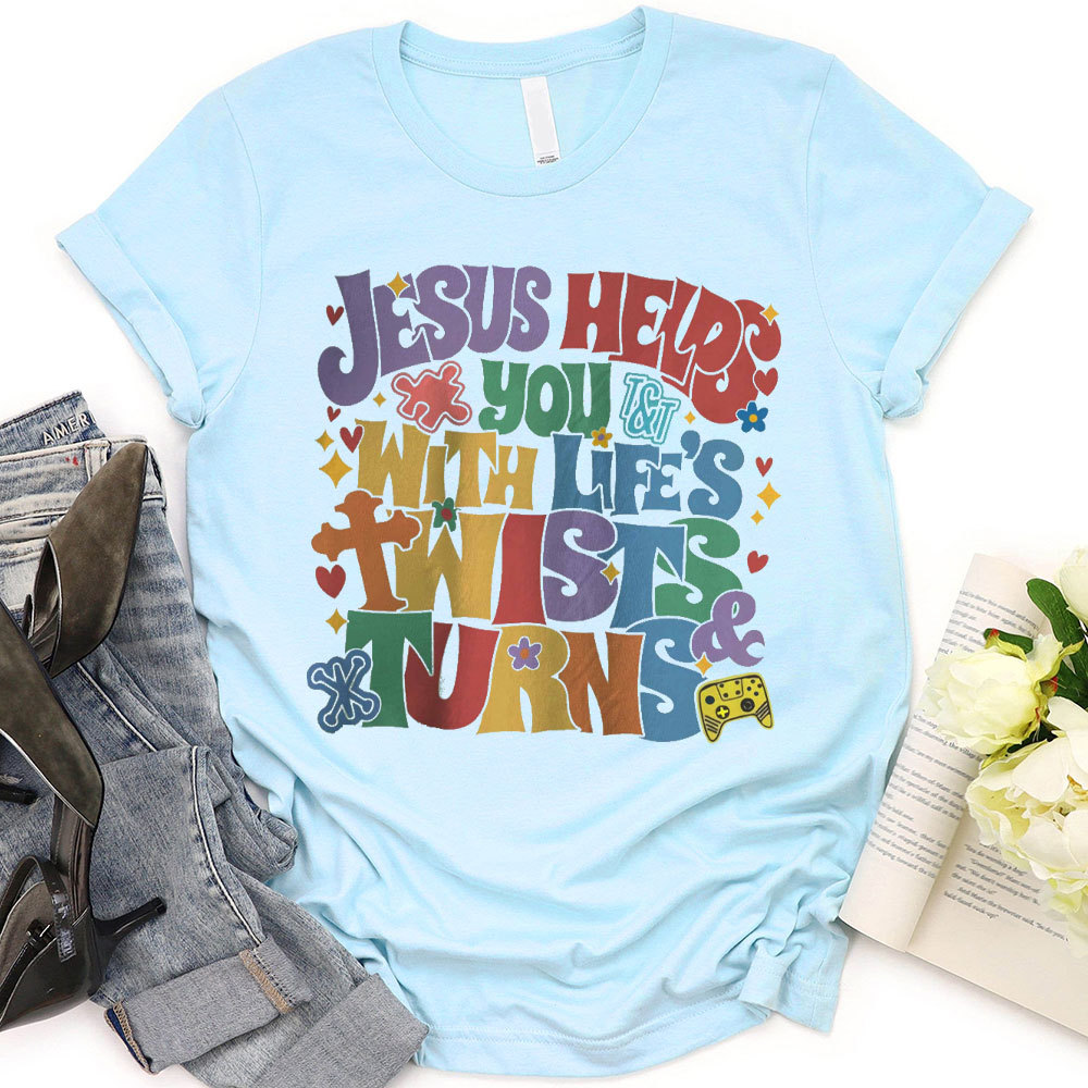 Jesus Helps You Christian T-Shirt