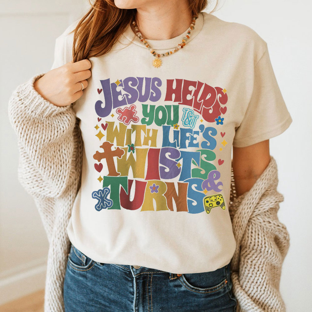 Jesus Helps You Christian T-Shirt