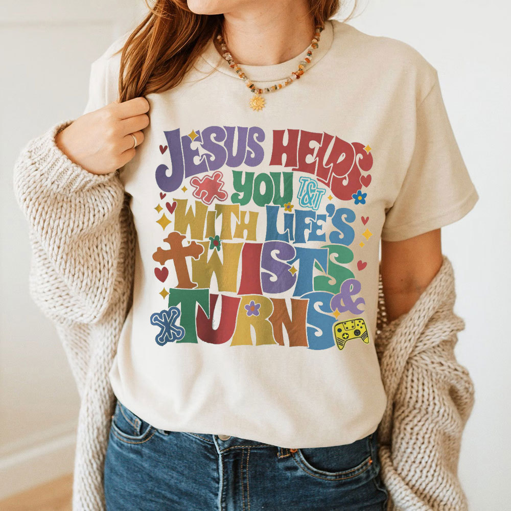 Jesus Helps You Christian T-Shirt