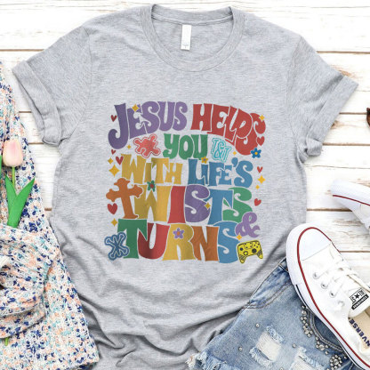Jesus Helps You Christian T-Shirt
