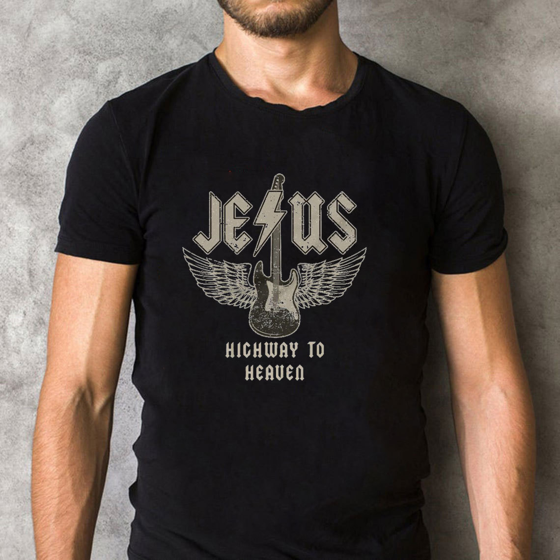 Jesus Highway To Heaven Christian T-Shirt