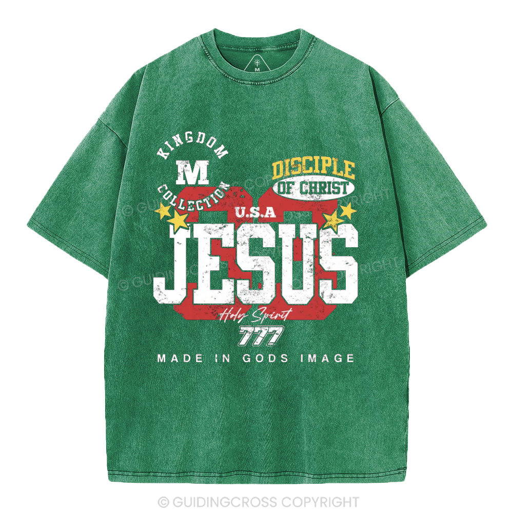 Jesus Holy Spirit  Christian Washed T-Shirt