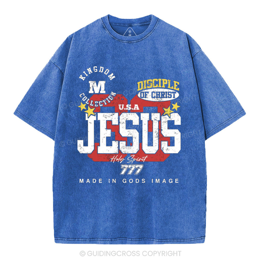 Jesus Holy Spirit  Christian Washed T-Shirt