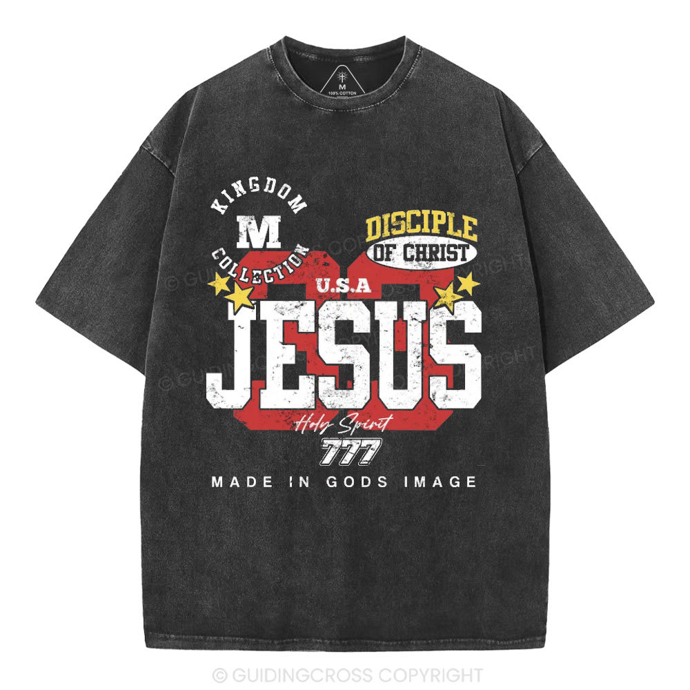 Jesus Holy Spirit  Christian Washed T-Shirt