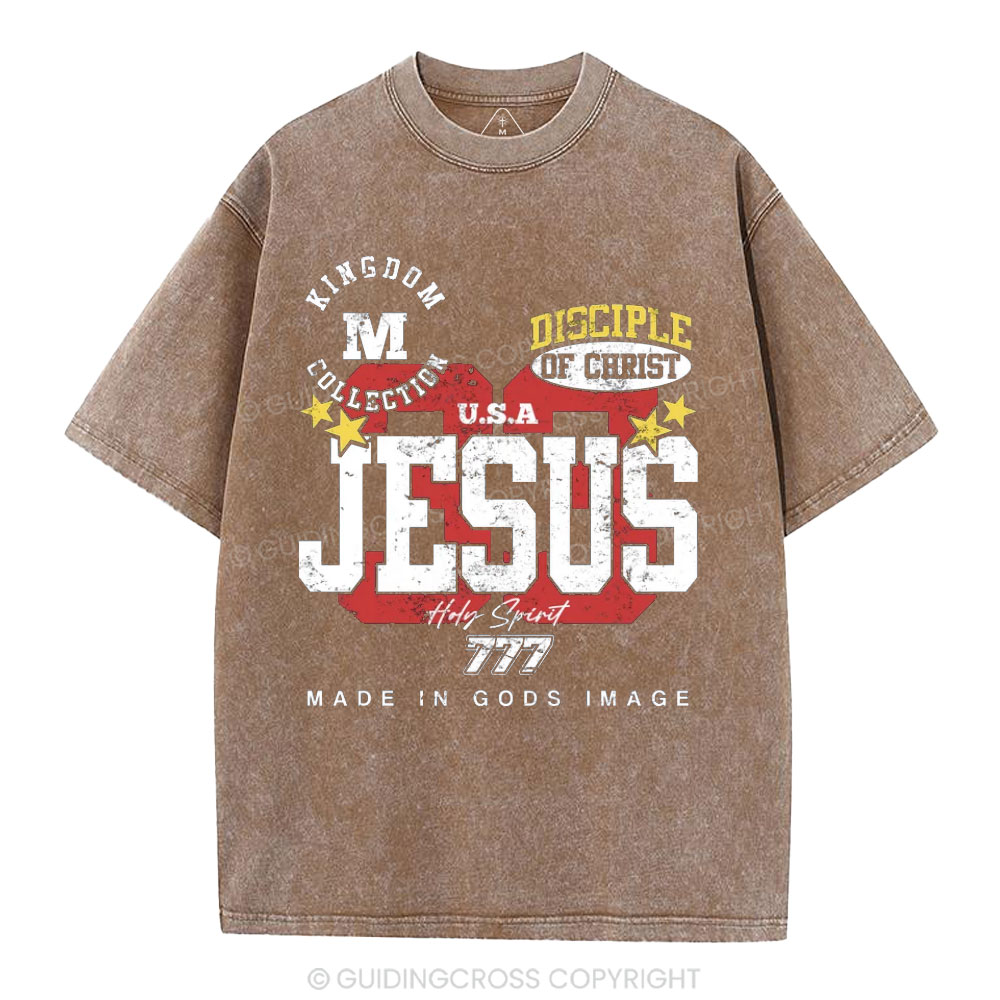 Jesus Holy Spirit  Christian Washed T-Shirt