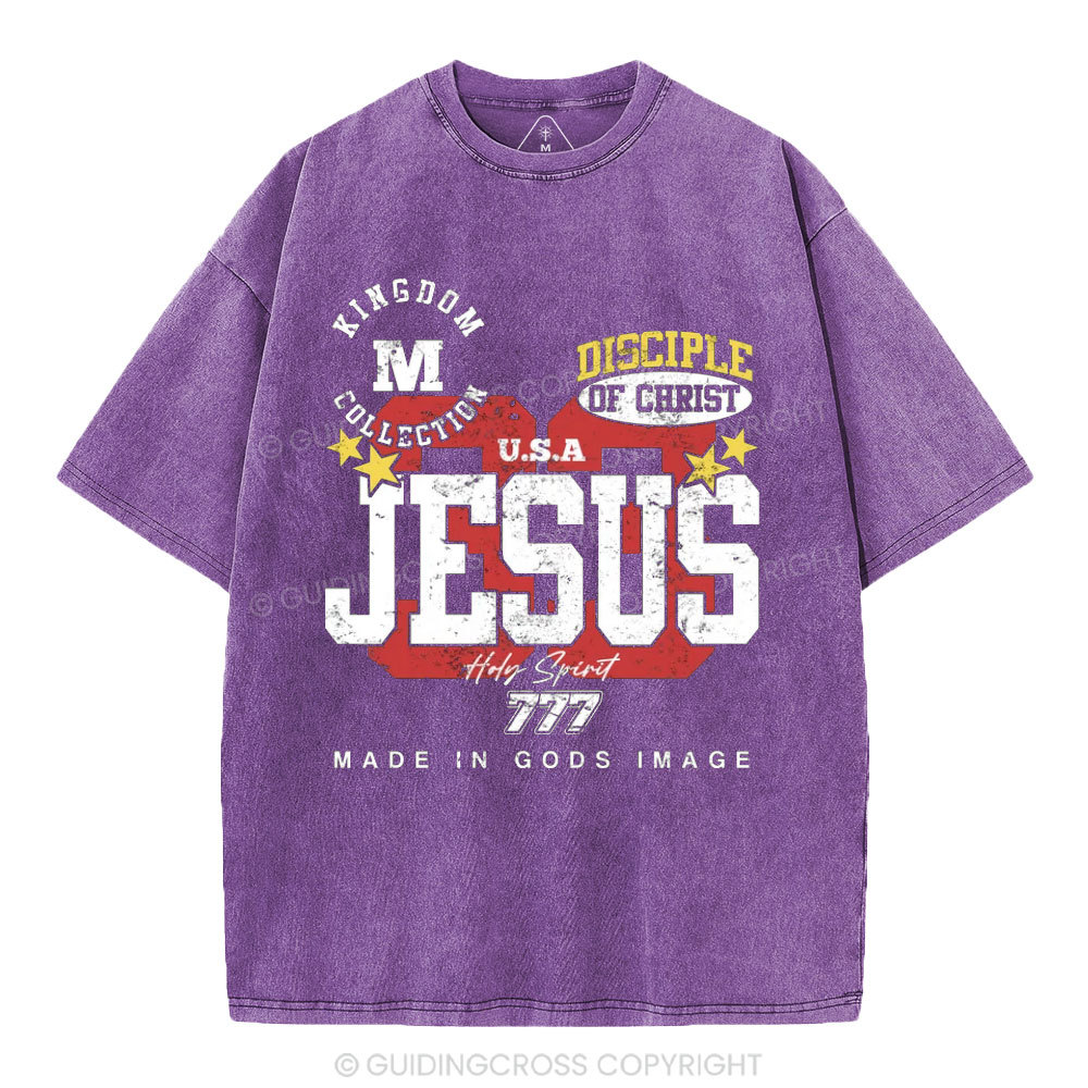 Jesus Holy Spirit  Christian Washed T-Shirt