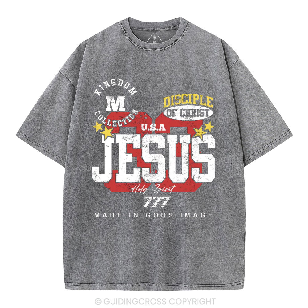 Jesus Holy Spirit  Christian Washed T-Shirt