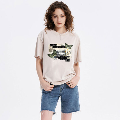 Jesus I Have No Idea Christian Washed T-Shirt
