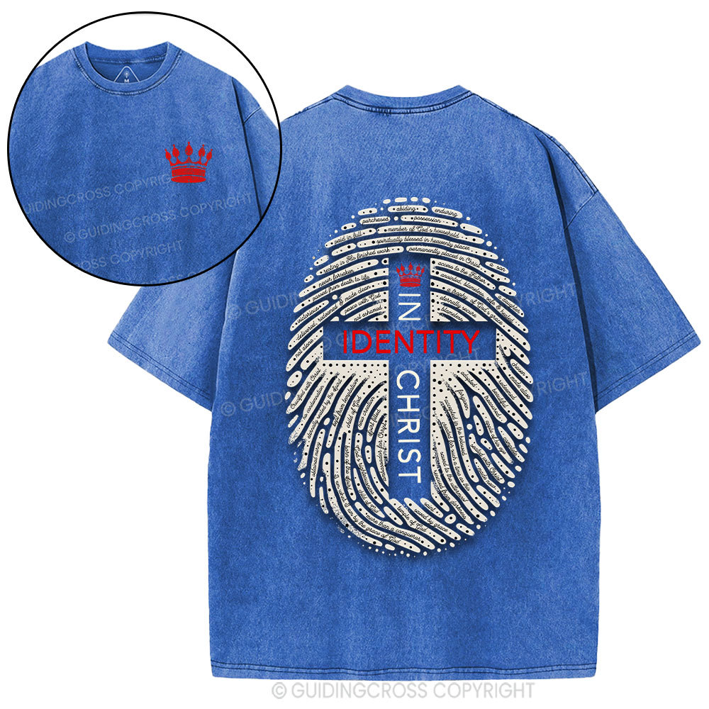 Jesus Identity Christian Washed T-Shirt