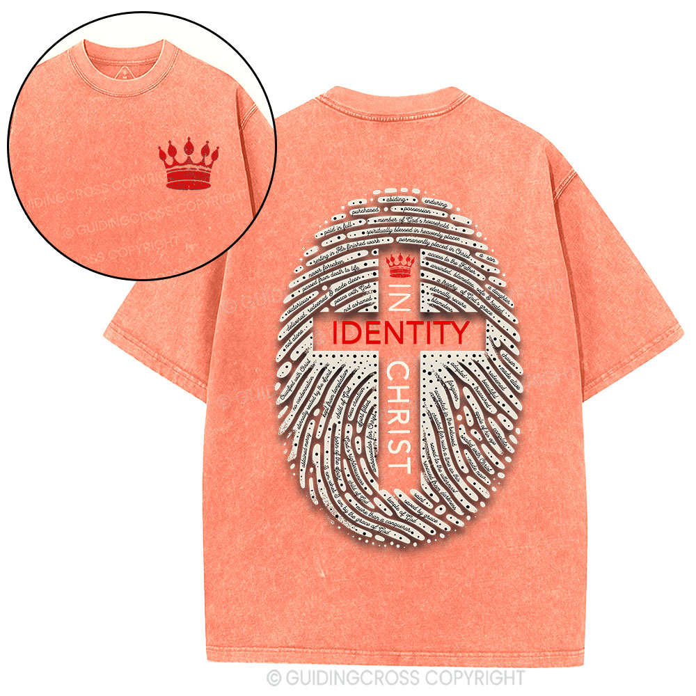 Jesus Identity Christian Washed T-Shirt