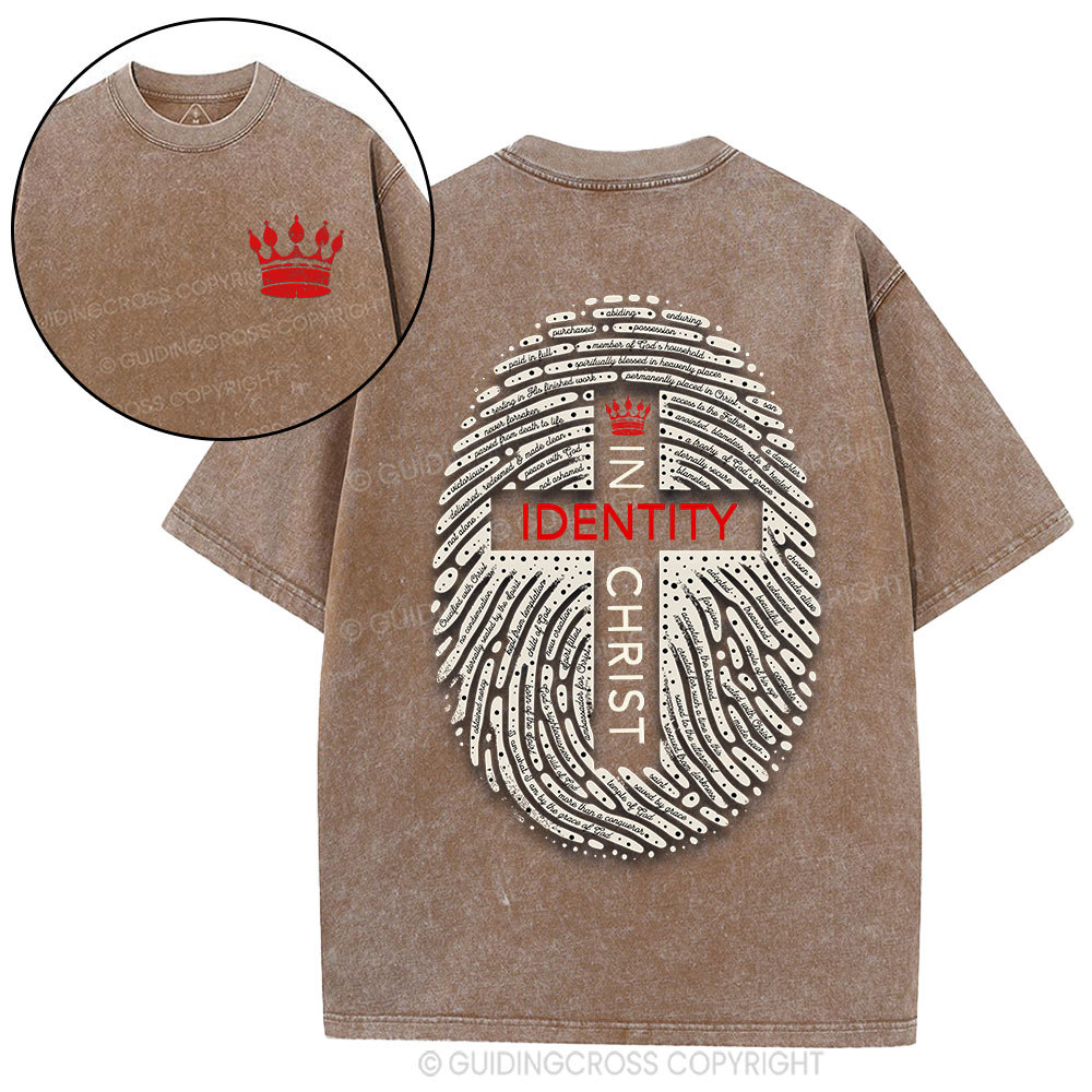 Jesus Identity Christian Washed T-Shirt