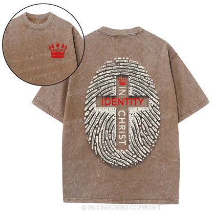 Jesus Identity Christian Washed T-Shirt