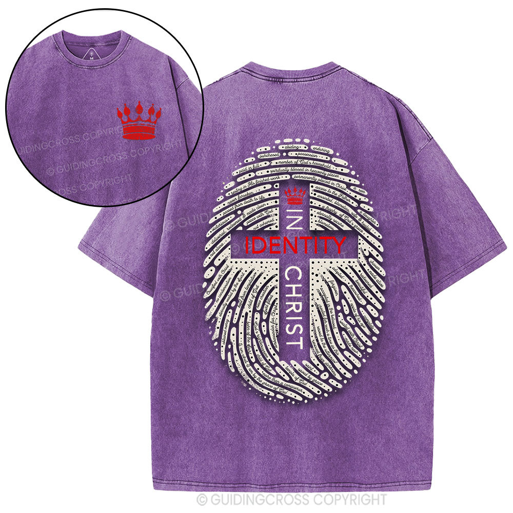 Jesus Identity Christian Washed T-Shirt