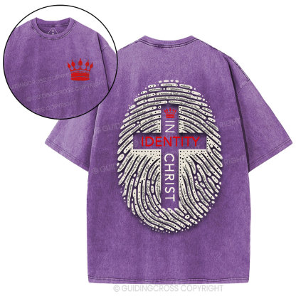 Jesus Identity Christian Washed T-Shirt