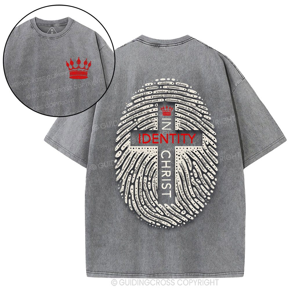 Jesus Identity Christian Washed T-Shirt