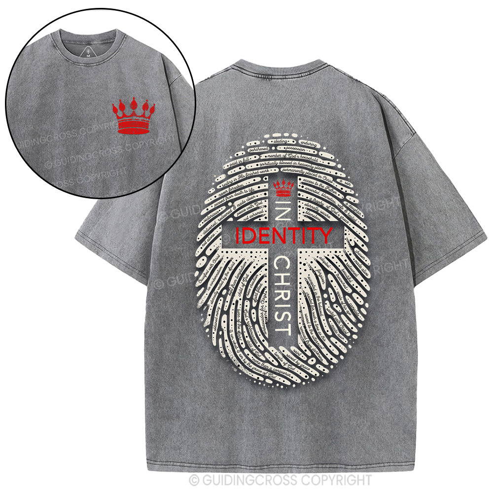 Jesus Identity Christian Washed T-Shirt