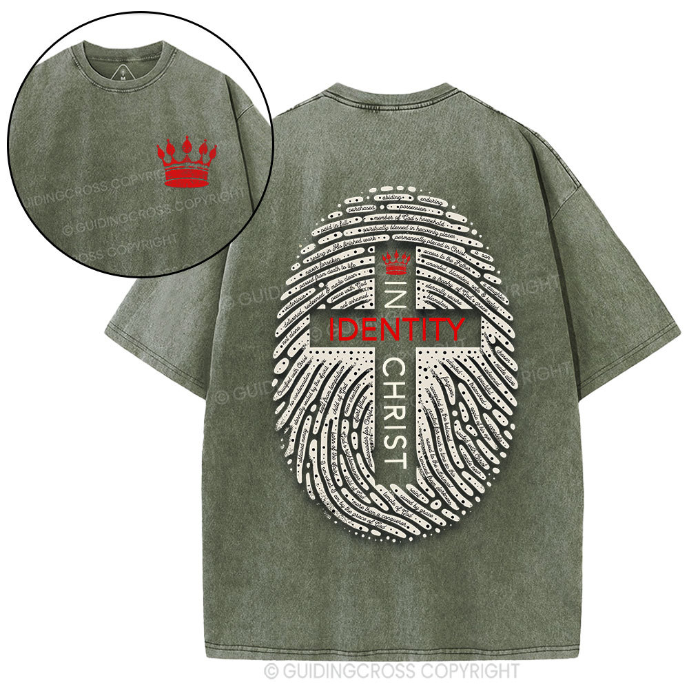 Jesus Identity Christian Washed T-Shirt