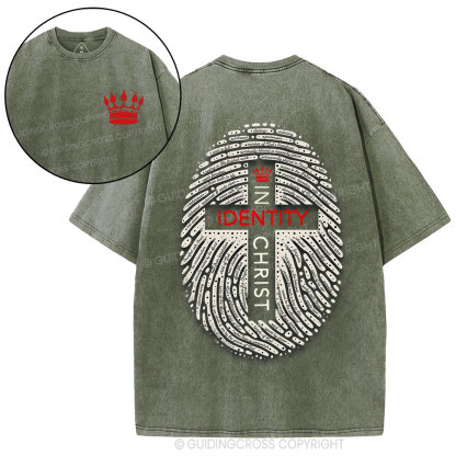 Jesus Identity Christian Washed T-Shirt