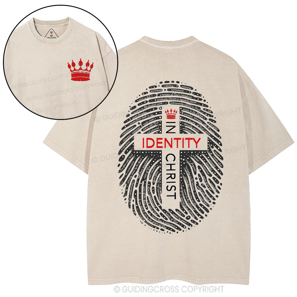 Jesus Identity Christian Washed T-Shirt