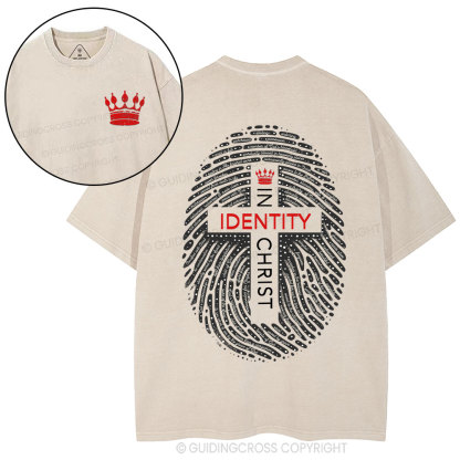 Jesus Identity Christian Washed T-Shirt