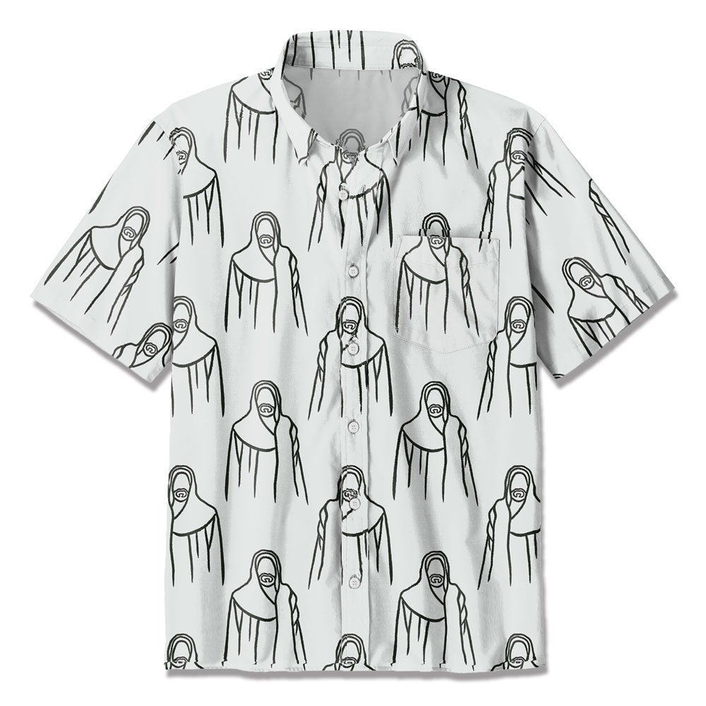 Jesus In Here Christian Hawaiian Shirt
