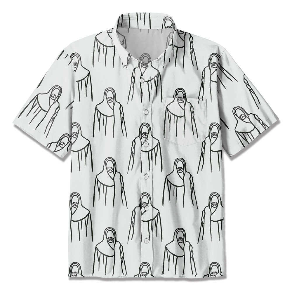 Jesus In Here Christian Hawaiian Shirt