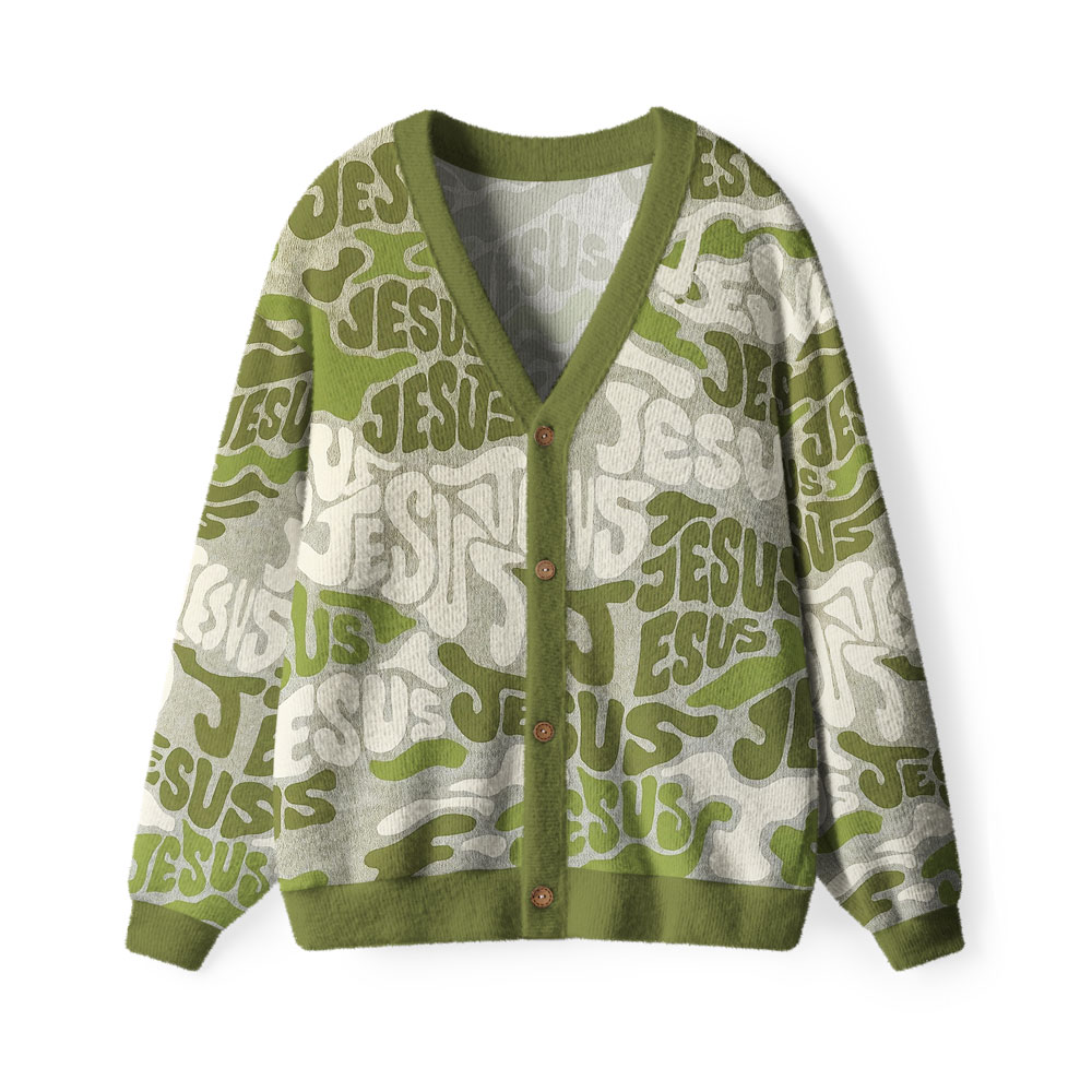 Jesus In Life Christian Lightweight Cardigan