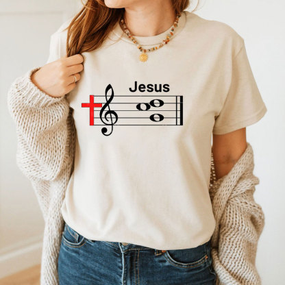 Jesus In Music Christian T-Shirt