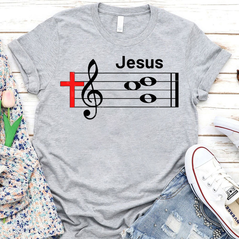 Jesus In Music Christian T-Shirt