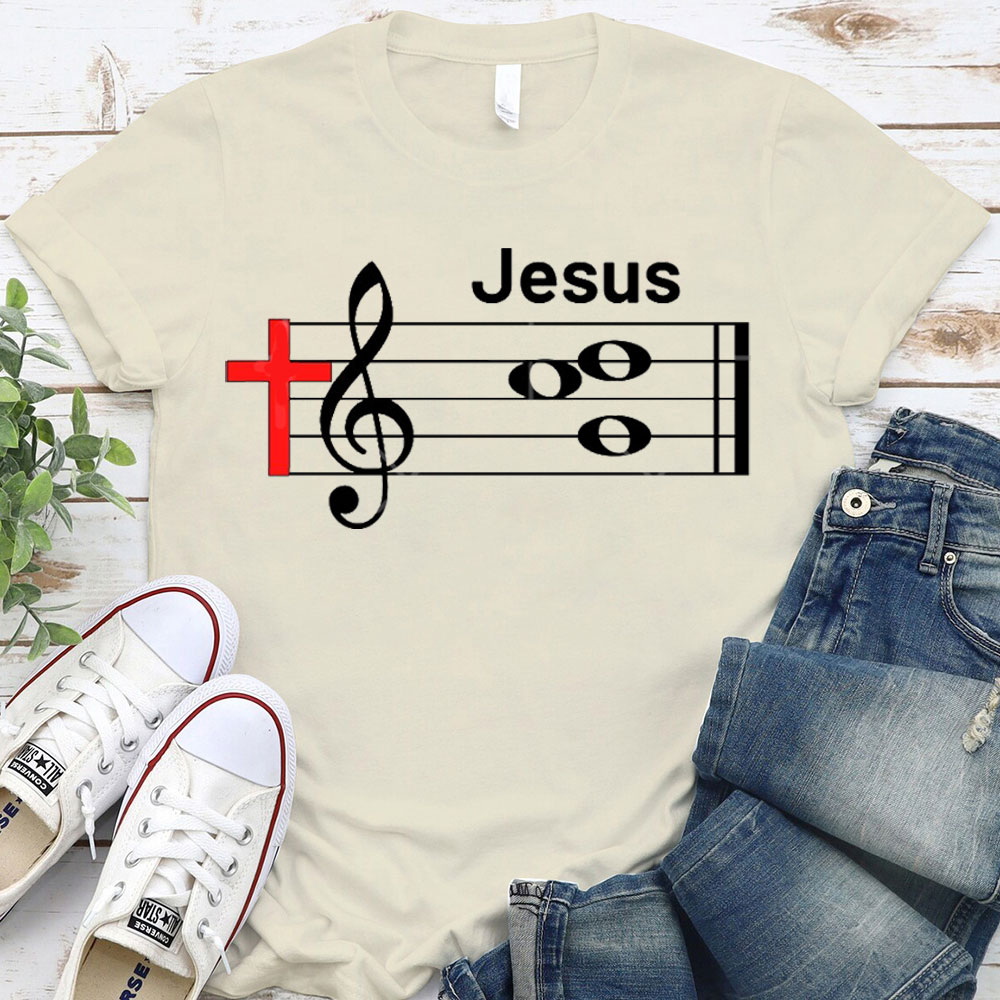 Jesus In Music Christian T-Shirt