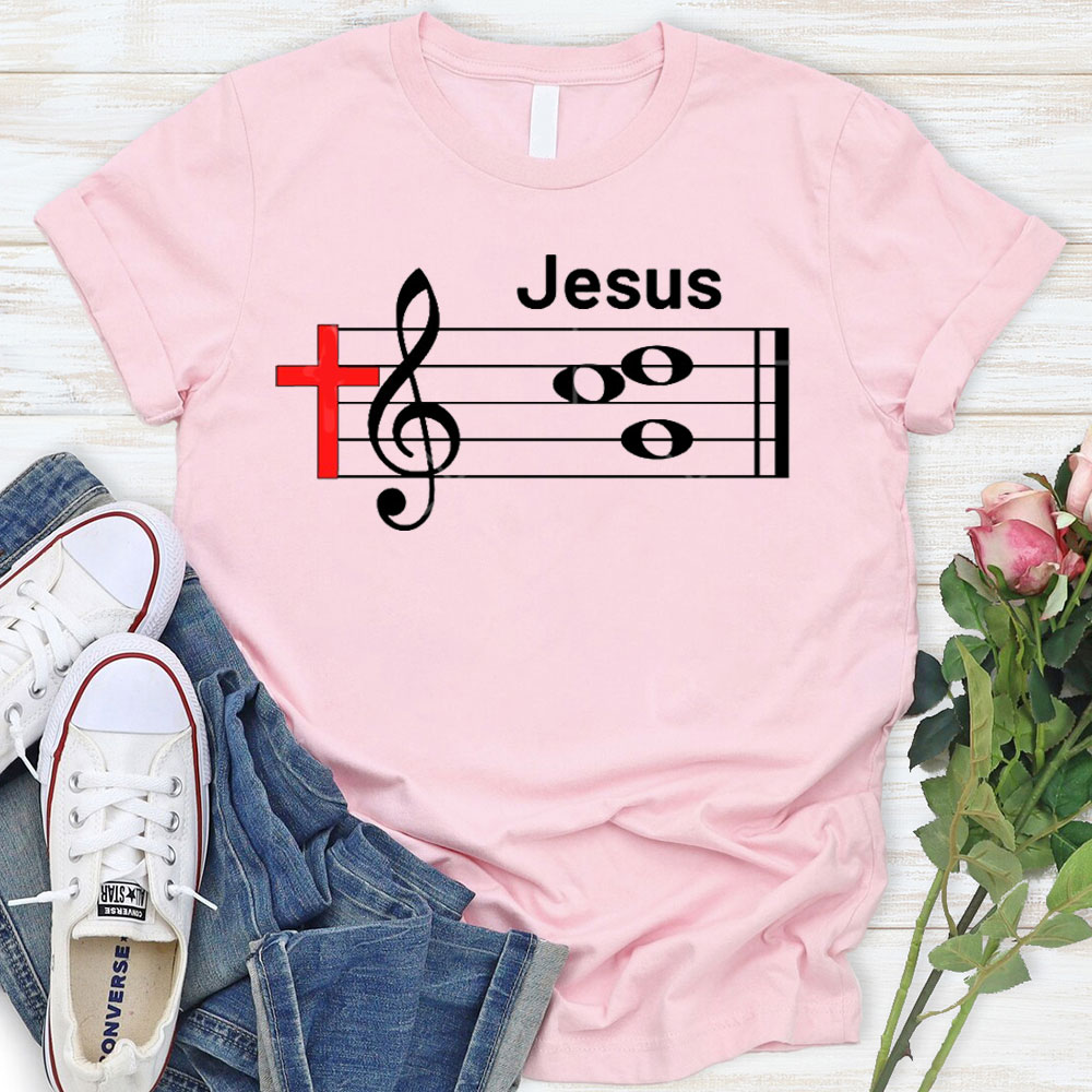 Jesus In Music Christian T-Shirt