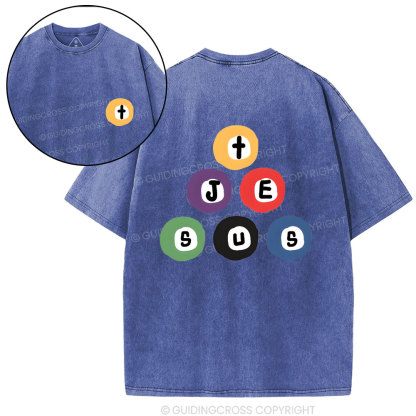 Jesus In Your Heart Christian Washed T-Shirt